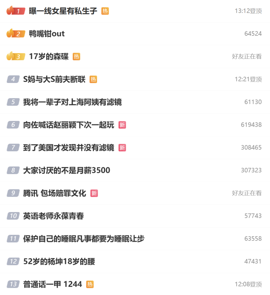 微博热搜快照及微博热搜解读2025年5月9日